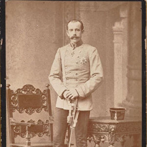 Rudolf, Crown Prince of Austria (1858-1889), 1888. Creator: Angerer, Victor (1839-1894)