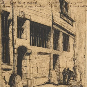 Rue des Mauvais Garcons, Paris, 1854. Creator: Charles Meryon