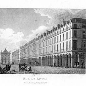 Rue de Rivoli, Paris, France, 1829. Artist: Romney