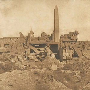 Ruines du Palais de Karnac - Vue prise a l extremite du Sanctuaire