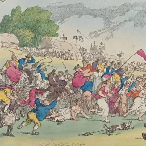 Rural Sports, Smock Racing, [October 1, 1811], reprint. [October 1, 1811], reprint