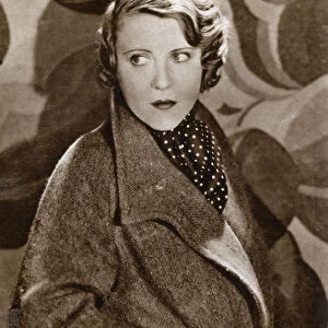 Ruth Chatterton, American actress, 1933