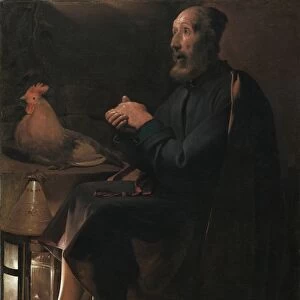 Saint Peter Repentant, 1645. Creator: Georges de La Tour (French, 1593-1652)