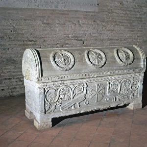 The sarcophagus of Bishop Theodorus, 5th century