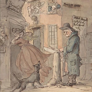 The Saw-Setter, 1780-1827. Creator: Thomas Rowlandson