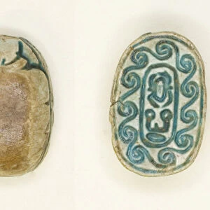 Scarab Seal of Sesostris I, Egypt, Middle Kingdom, Dynasty 12 (1991-1784 BCE)