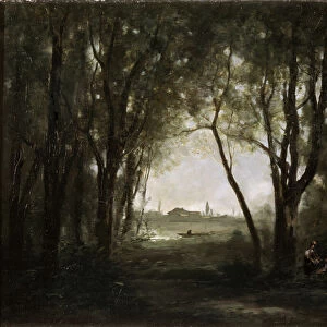 Scene near a Lake, 1860-1873. Artist: Jean-Baptiste-Camille Corot