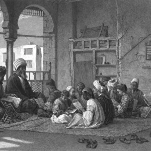 The School of Sooltan Hassan, c1869. Artist: Edward Goodall