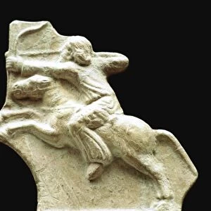 Scythian depiction of an archer on horseback
