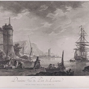 Second View of the Port of Livourne, ca. 1750-1800. Creator: Joanna Fr Ozanne