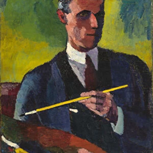 Self-Portrait, 1910-1913. Creator: Henry Lyman Sayen