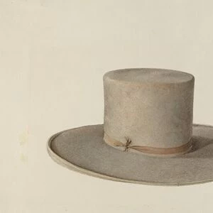 Shaker Mans Hat, c. 1936. Creator: Ingrid Selmer-Larsen