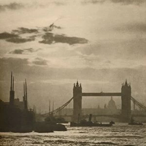 As the Ships See London From The Pool, c1935. Creator: Unknown