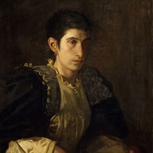 Signora Gomez d Arza, 1901-2. Creator: Thomas Eakins