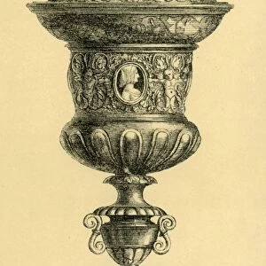 Silver cup and lid, c1550, (1881). Creator: W. M. McGill