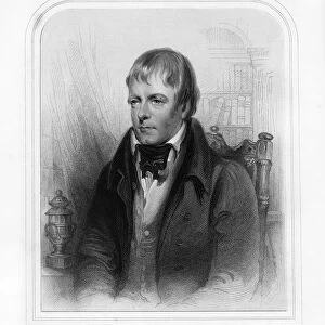 Sir Walter Scott, 1st Baronet, Scottish historical novelist and poet, 1870. Artist: John Watson-Gordon