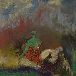 Print of a Woman as a Siren Print of a Woman as a Siren