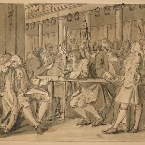 Sketch for Industry and Idleness - Plate X, 1747. Artist: William Hogarth