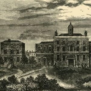 The Small-Pox Hospital, Kings Cross, in 1800, (c1876). Creator: Unknown