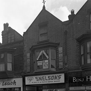 Snelsons electrical shop, Mexborough, South Yorkshire, 1963. Artist: Michael Walters