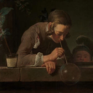 Soap Bubbles, ca. 1733-34. Creator: Jean-Simeon Chardin
