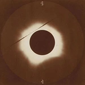 Solar Eclipse from Caroline Island, May 6, 1883. Creators: H. A. Lawrence, C. Ray Woods