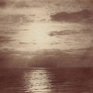 Solar Effect in the Clouds-Ocean, 1856 / 57. Creator: Gustave Le Gray