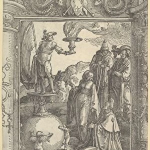 Solomons Idolatry [I Kings, 11: 1-8], ca. 1517. Creator: Lucas van Leyden