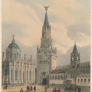 The Spasskaya Tower (Saviour Gates) and Saint Catherine Church of Ascension Convent