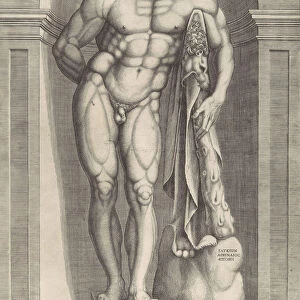 Speculum Romanae Magnificentiae: The Farnese Hercules, 1562. 1562. Creator: Jacob Bos