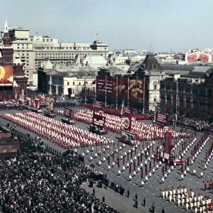 Sports Parade, Red Square, Moscow, 1972