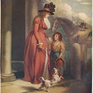 The Squires Door, 1790. Artists: Benjamin Duterrau, JT Herbert Baily