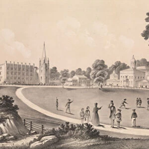 St. Johns College Fordham, New York, 1846-51. Creator: William Rodrigue