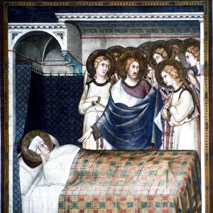 St Martins Dream, 14th century. Artist: Simone Martini