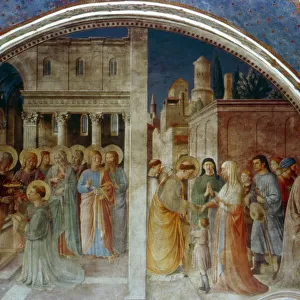 St Peter ordaining St Stephen Deacon, mid 15th century. Artist: Fra Angelico