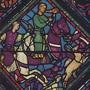 Stained Glass - Chartes Cathedral, 13th century, (c1950). Creator: Unknown