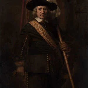 The Standard Bearer (Floris Soop, 1604-1657), 1654. Creator: Rembrandt Harmensz van Rijn
