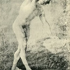 Standing male nude, 1789, (1943). Creator: Francisco Goya