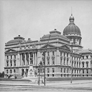 State Capitol, Indianapolis, Indiana, c1897. Creator: Unknown