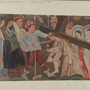 Station of the Cross No. 8: "Jesus Speaks to the Women of Jerusalem", c. 1936