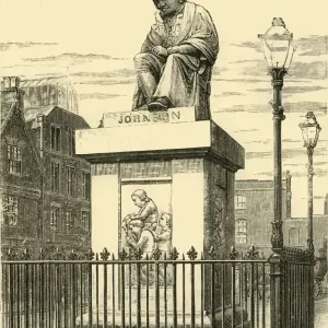 Heritage Images Print of Johnson Statue, 1898 Heritage Images Print of Johnson Statue, 1898