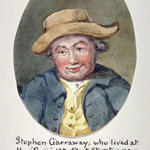 Stephen Garraway, tradesman of Fleet Street, London, c1780
