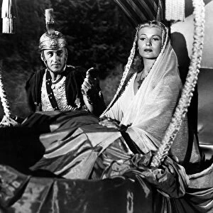 Stewart Granger and Rita Hayworth in Salome, 1953
