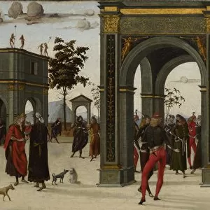 The Story of Griselda. Part II: Exile, c. 1490-1495. Artist: Master of the Story of Griselda (active End of 15th cen. )