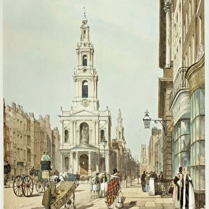 The Strand, plate 21 from Original Views of London as It Is, 1842