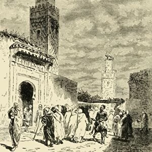 A Street in Fez, 1890. Creator: Unknown