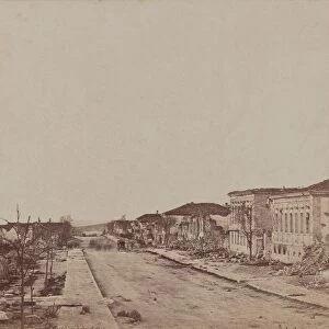 Street in Sebastopol, 1855-1856. Creator: James Robertson