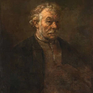 Study of an old man, 1650. Creator: Rembrandt van Rhijn (1606-1669)
