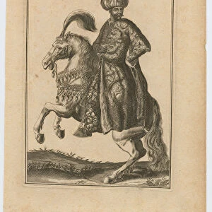 Suleiman II (1642-1691), Sultan of the Ottoman Empire, 1710. Artist: Wiegel, Christoph (1654-1725)
