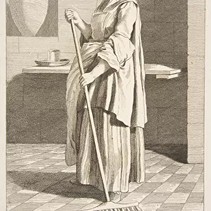 Sweeper, 1746. Creator: Caylus, Anne-Claude-Philippe de